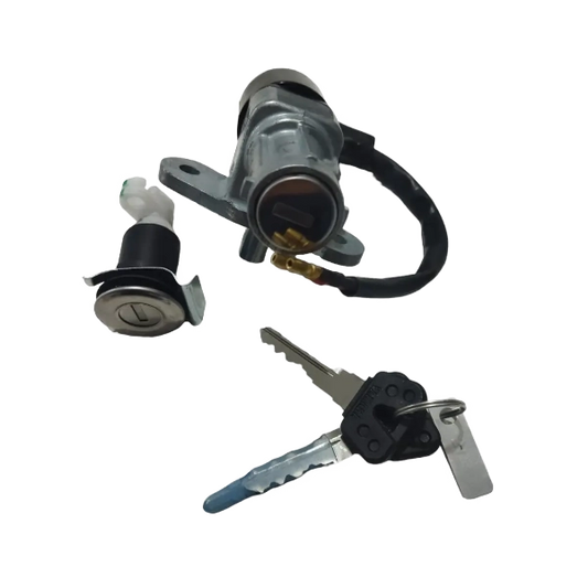 Kit de Cerradura con Chapa de Asiento Original Yamaha Ray Z 113 cc