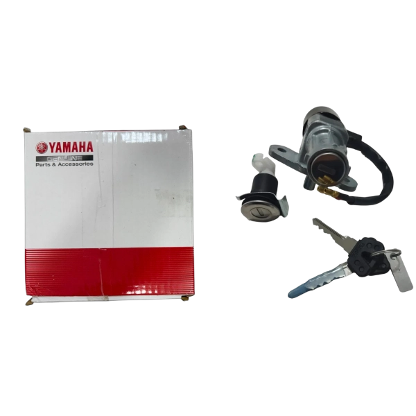 Kit de Cerradura con Chapa de Asiento Original Yamaha Ray Z 113 cc