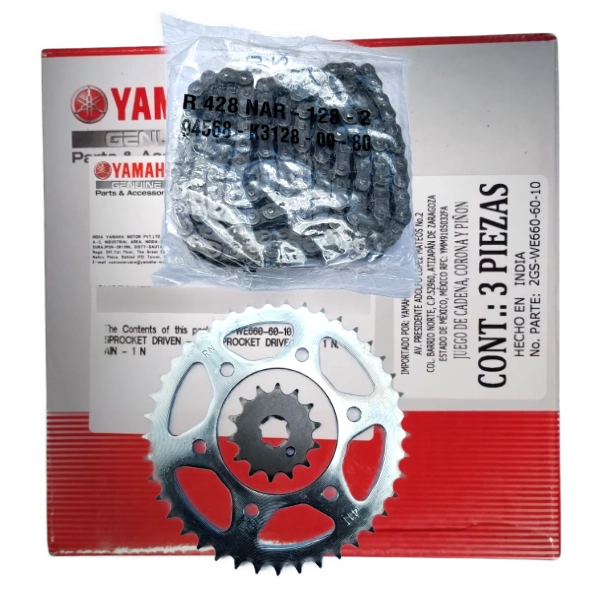 Kit de Arrastre Original Yamaha FZ 2.0 / FZ-S 2.0 / Fazer 2.0