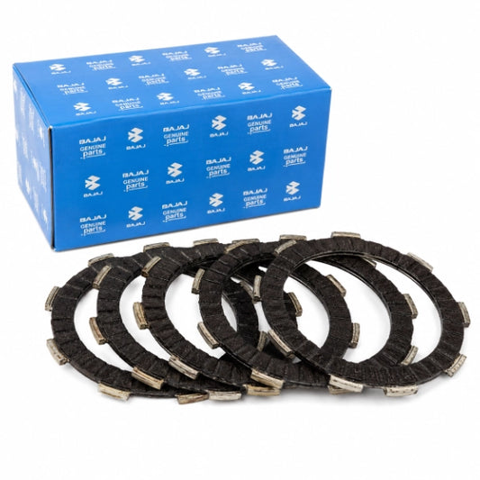 Kit 5 Pastas De Clutch Bajaj Platina 100 Discover 125 Original