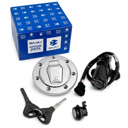 Kit Cerraduras Bajaj Pulsar N160 Original 36JR0126 Plata