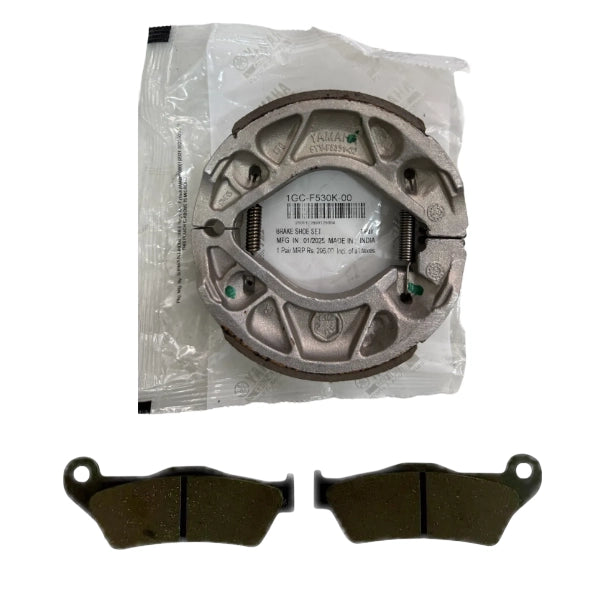 Kit Balatas Delanteras y Traseras Yamaha FZ16 FZ 2.0 Original