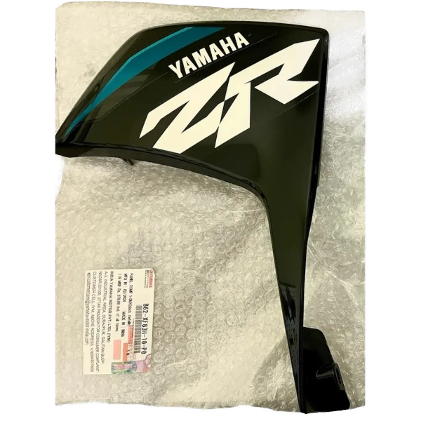 Tapa Lateral Izquierda Original Yamaha Ray ZR 113 cc Azul Petróleo