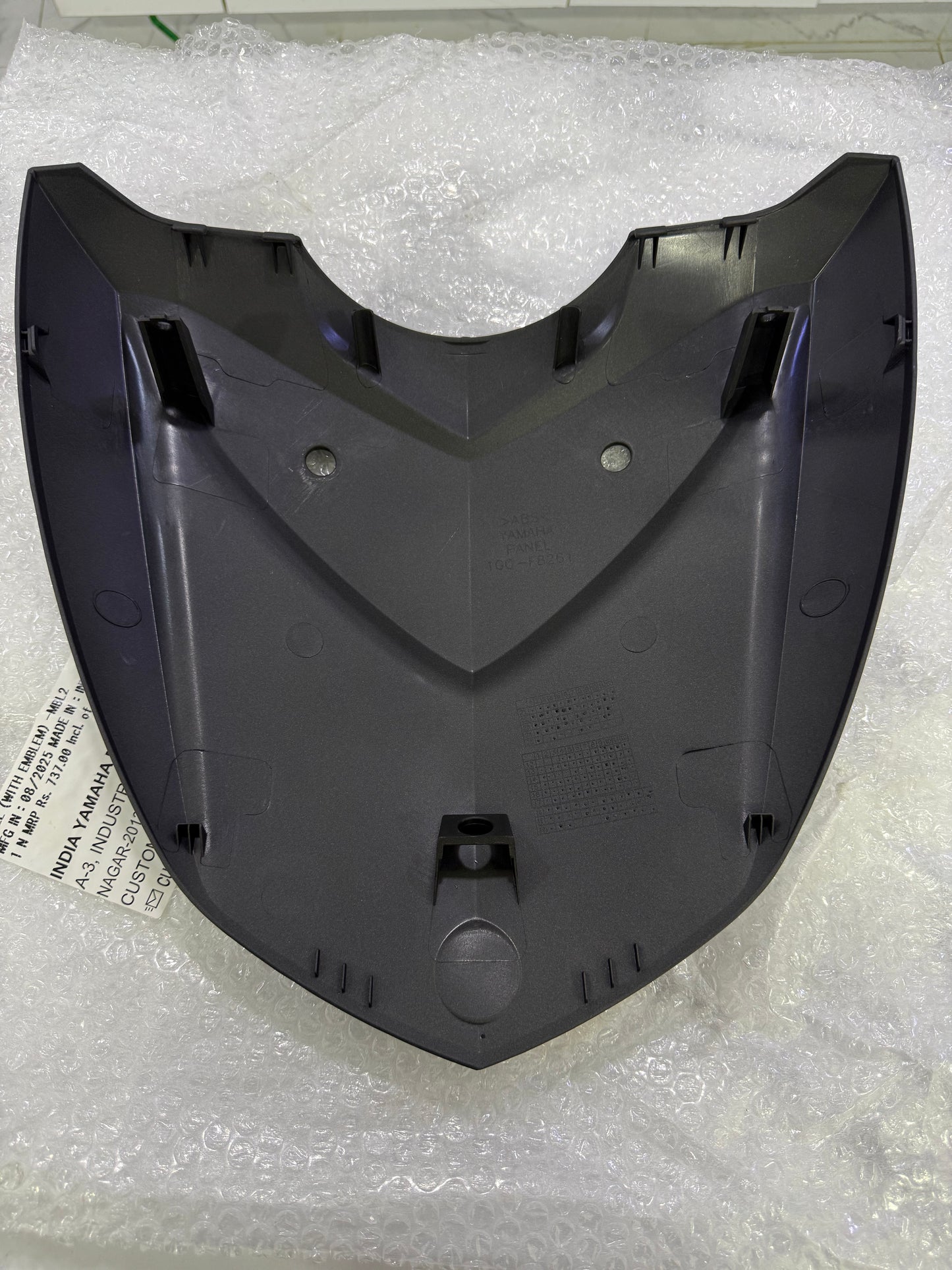 Tapa Cubierta Frontal de Batería Original Yamaha Ray Z 113 cc